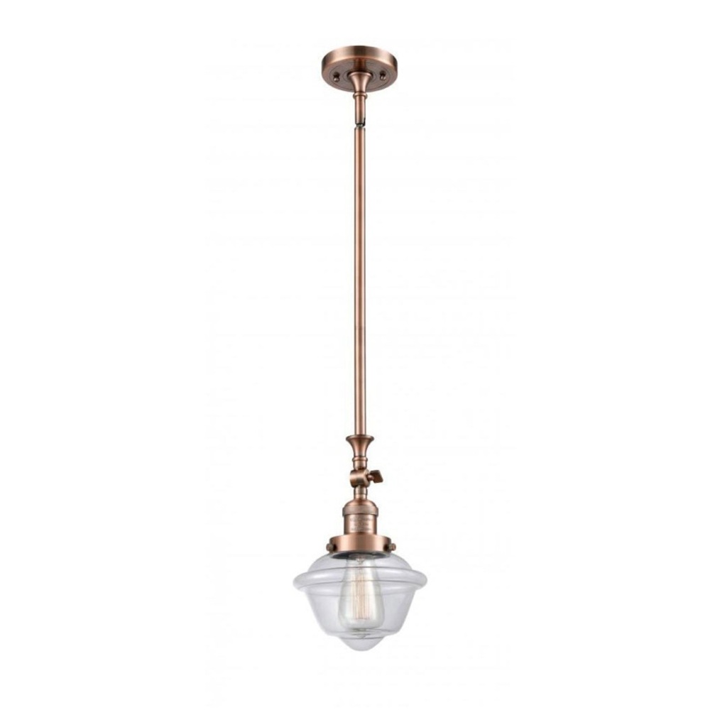 Innovations 206-AC-G532-LED 1 Light Vintage LED Mini Pendant Antique Copper- new